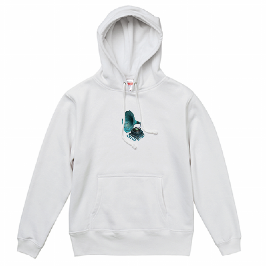 Blue Record Logo Hoodie